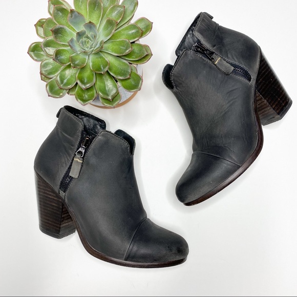 Rag & Bone Grey Margot Ankle Bootie size 6.5 - Picture 2 of 6